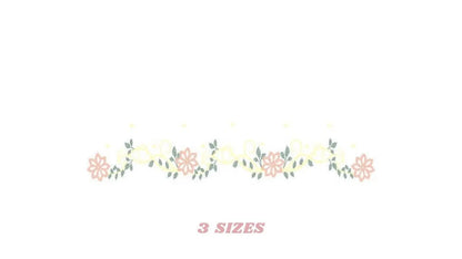 Flowers embroidery designs - Roses embroidery design machine embroidery pattern - entwined roses embroidery file Marcia Embroidery
