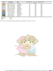 Bear embroidery designs - Family embroidery design machine embroidery pattern - Bear family embroidery file - Baby boy embroidery download