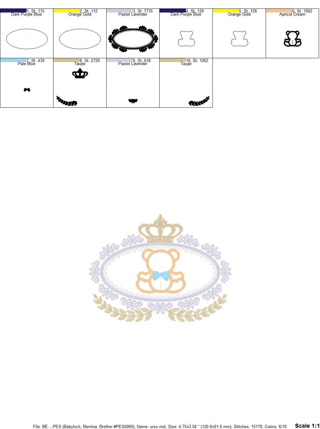 Bear embroidery designs - Laurel embroidery design machine embroidery pattern - Bear wreath embroidery bear design - newborn nursery deco - Marcia Embroidery