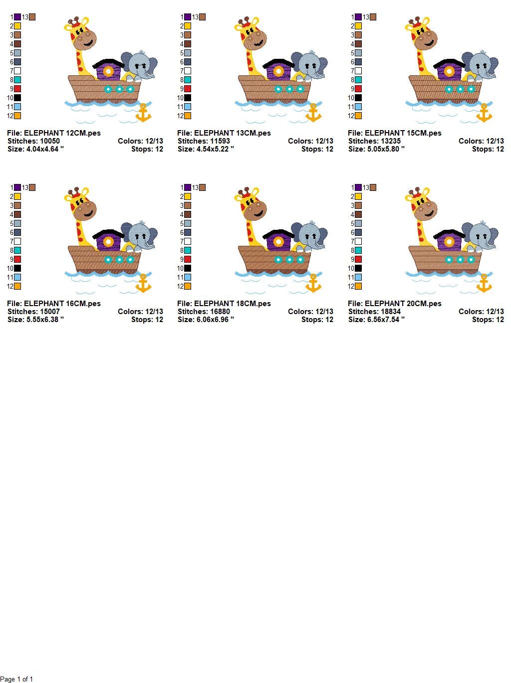 Safari embroidery designs - Animals embroidery design machine embroidery pattern - Giraffe embroidery file - elephant embroidery download