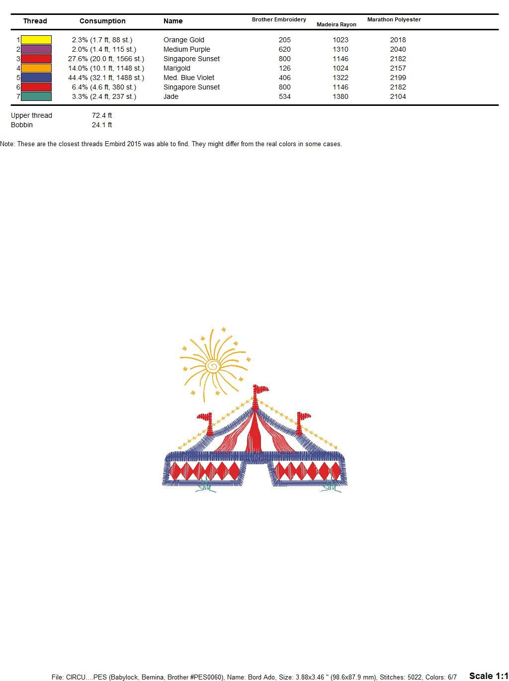 Circus embroidery design - Fair embroidery designs machine embroidery pattern - Baby boy embroidery file - instant download digital file