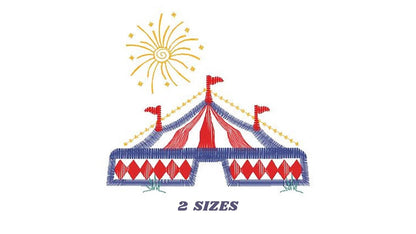 Circus embroidery design - Fair embroidery designs machine embroidery pattern - Baby boy embroidery file - instant download digital file