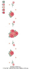 Load image into Gallery viewer, Flowers embroidery designs - Roses embroidery design machine embroidery pattern - Towel embroidery file - instant download kitchen home pes
