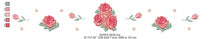 Load image into Gallery viewer, Flowers embroidery designs - Roses embroidery design machine embroidery pattern - Towel embroidery file - instant download kitchen home pes
