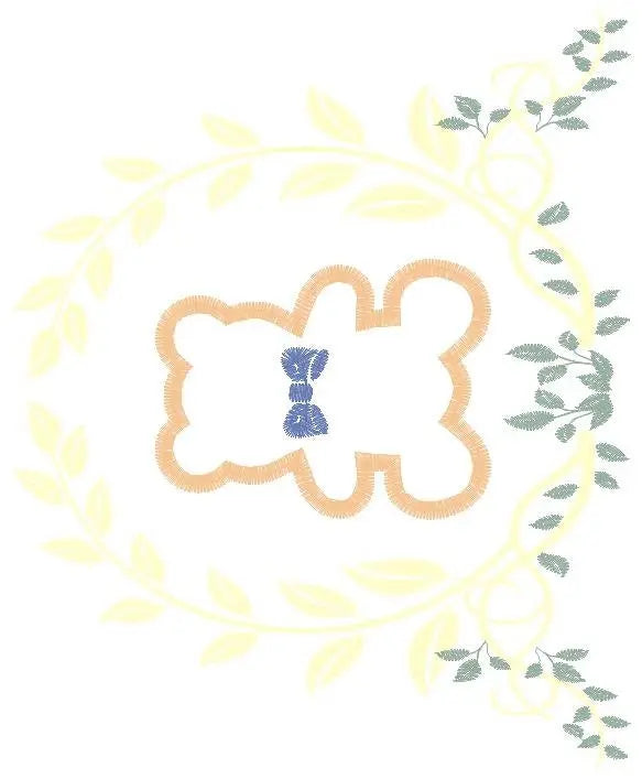 Bear embroidery designs - Laurel embroidery design machine embroidery pattern - wreath king bear applique design - baby boy embroidery file Marcia Embroidery