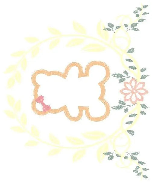 Bear embroidery designs - Laurel embroidery design machine embroidery pattern - wreath king bear applique design - baby boy embroidery file Marcia Embroidery