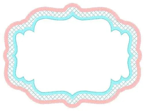 Frame embroidery designs set - Frame Applique Design Shape Embroidery Machine embroidery pattern - Monogram quilt instant download digital Marcia Embroidery