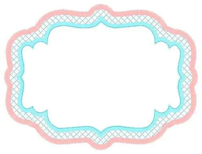 Frame embroidery designs set - Frame Applique Design Shape Embroidery Machine embroidery pattern - Monogram quilt instant download digital Marcia Embroidery