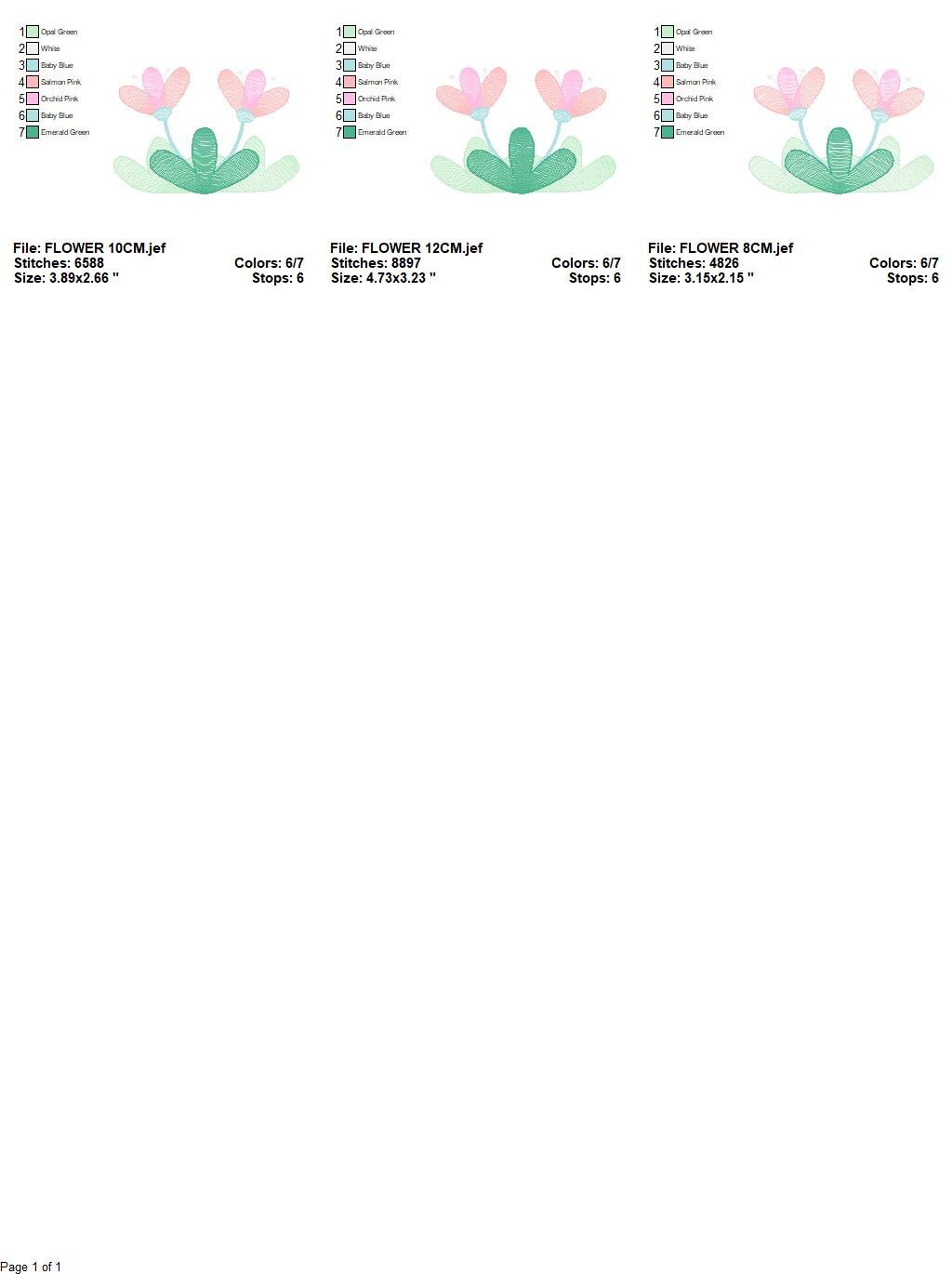 Flowers embroidery designs - Flower embroidery design machine embroidery pattern - Spring garden embroidery file - tea towel apron kitchen