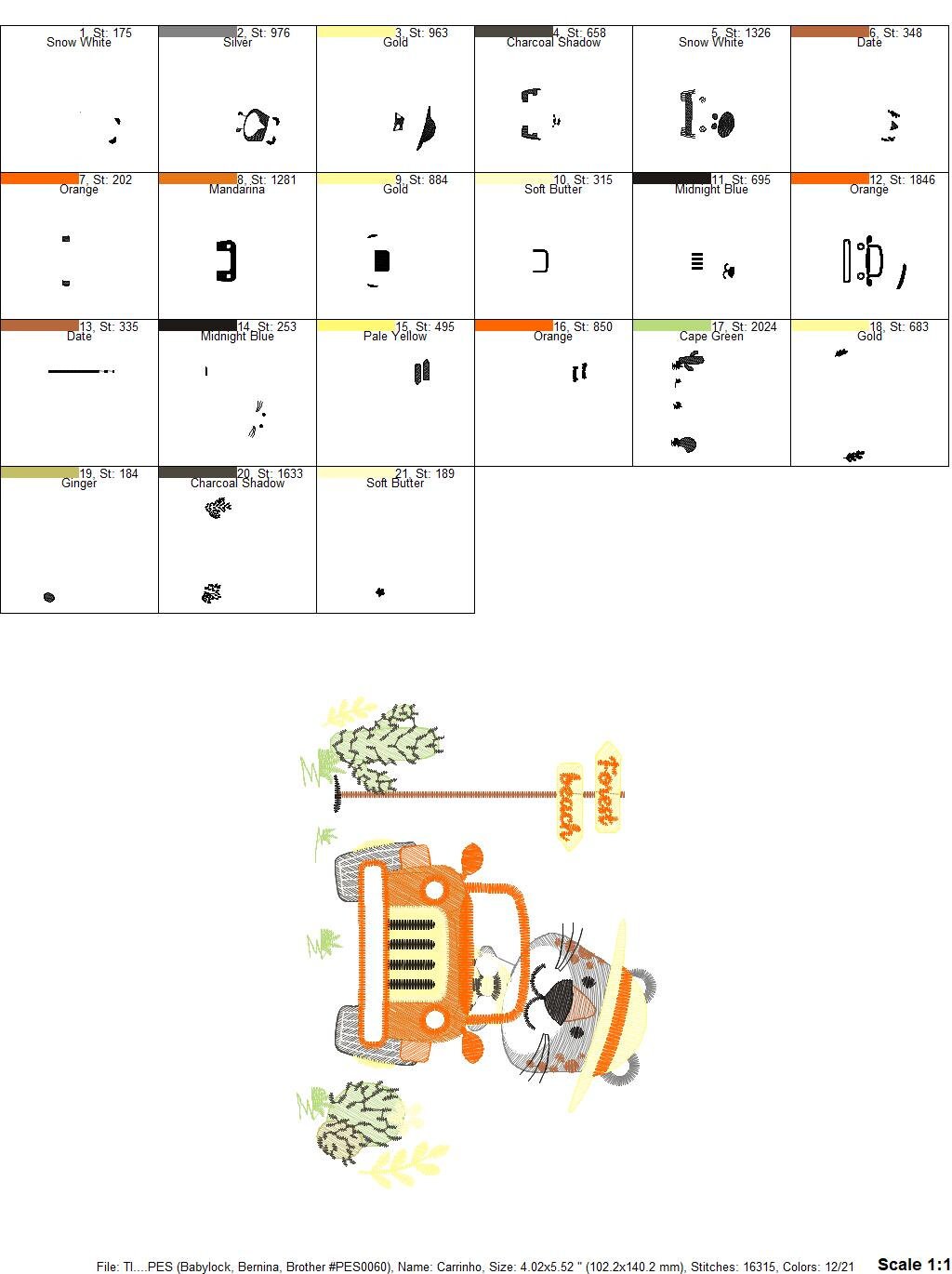 Tiger embroidery design - Animal embroidery designs machine embroidery pattern - Baby boy embroidery - Safari embroidery file Towel Shirt