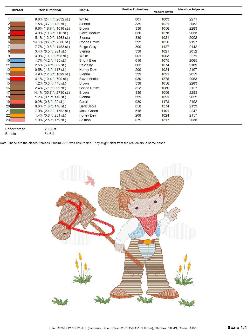 Cowboy embroidery design - Baby boy embroidery designs machine embroidery pattern - Kid embroidery file Cowboy with Horse instant download