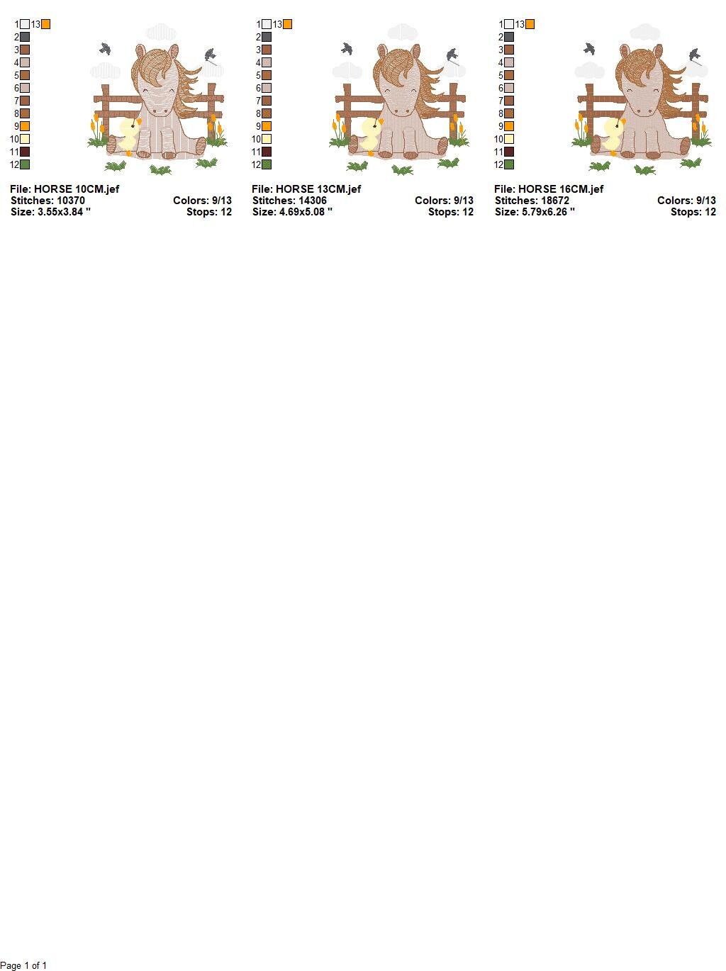 Horse embroidery design - Ranch Pony embroidery designs machine embroidery pattern - Mustang embroidery file - instant download Cowboy Farm