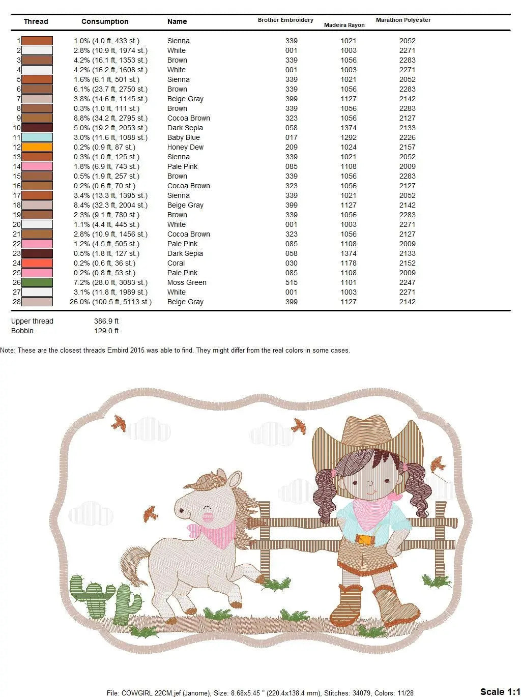 Cowgirl embroidery designs - Baby girl embroidery design machine embroidery pattern - Wrangler embroidery file - Cowgirl Frame embroidery Marcia Embroidery