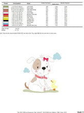 Load image into Gallery viewer, Dogs embroidery designs - Baby girl embroidery design machine embroidery pattern - Puppy embroidery file - Dog applique design digital file
