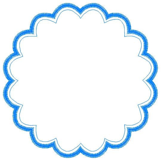 Frame embroidery designs set - Frame Applique Design Shape Embroidery Machine embroidery pattern - Curly Monogram Form - instant download