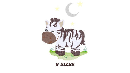 Zebra embroidery designs -  Safari Animal embroidery design machine embroidery pattern - Boy embroidery file - instant digital download pes