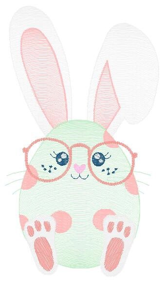 Easter Bunny embroidery design - Easter Egg embroidery designs machine embroidery pattern - Baby girl embroidery file - Easter embroidery Marcia Embroidery