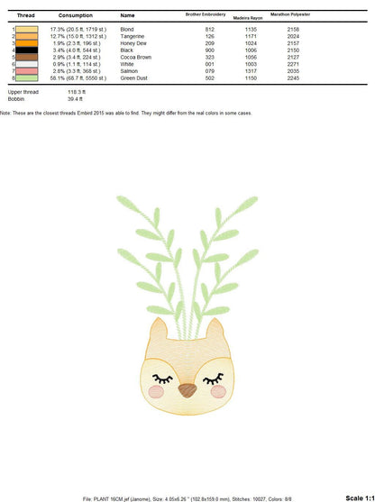 Plant vase embroidery designs - Flower embroidery design machine embroidery pattern - plant embroidery file flower pot floral vases spring