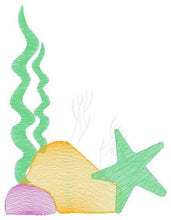 Load image into Gallery viewer, Coral embroidery designs - Seaweed embroidery design machine embroidery pattern - Ocean deep sea embroidery file - digital download starfish
