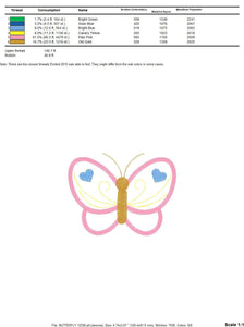 Butterfly embroidery design - Butterflies embroidery designs machine embroidery pattern - Baby girl embroidery file - butterfly applique pes