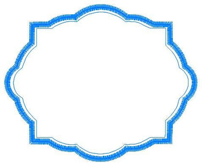 Monogram Frame embroidery designs set - Frame Applique Design Shape Embroidery Machine embroidery pattern - Monogram Form - instant download