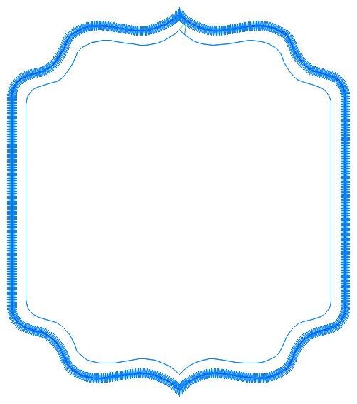 Monogram Frame embroidery designs set - Frame Applique Design Shape Embroidery Machine embroidery pattern - Monogram Form - instant download