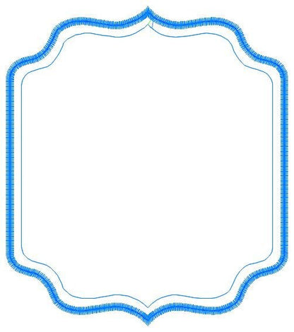 Monogram Frame embroidery designs set - Frame Applique Design Shape Embroidery Machine embroidery pattern - Monogram Form - instant download