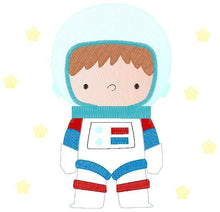 Laden Sie das Bild in den Galerie-Viewer, Astronaut embroidery designs - Baby boy embroidery design machine embroidery pattern - instant download - Space embroidery file Star Rocket
