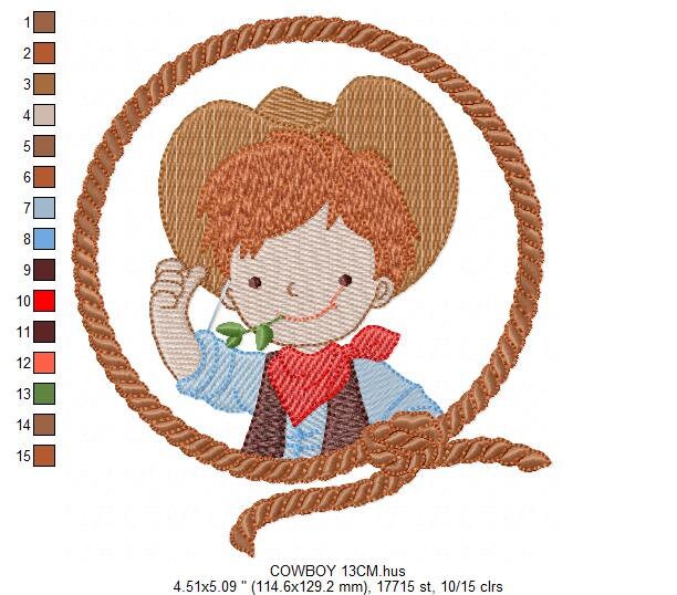 Cowboy embroidery design - Baby Boy embroidery designs machine embroidery pattern - wrangler embroidery file - Farm horse rancher buckaroo Marcia Embroidery