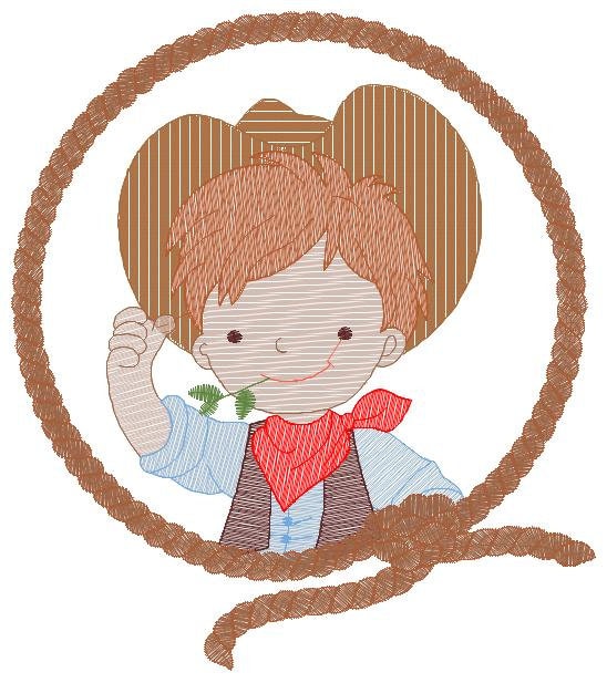 Cowboy embroidery design - Baby Boy embroidery designs machine embroidery pattern - wrangler embroidery file - Farm horse rancher buckaroo Marcia Embroidery