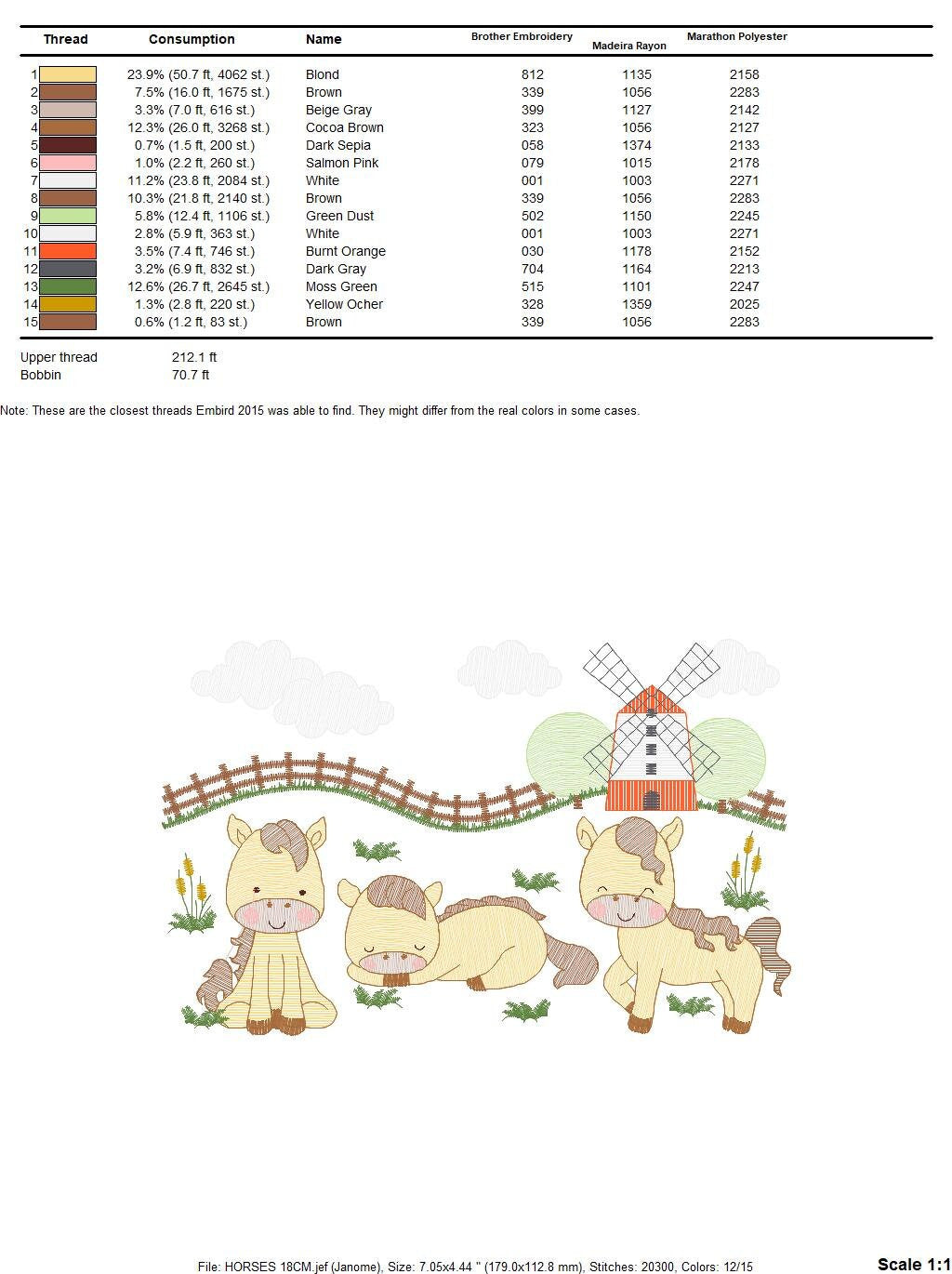 Horse embroidery design - Animal ranch embroidery designs machine embroidery pattern - Farm embroidery file - instant download pes jef hus