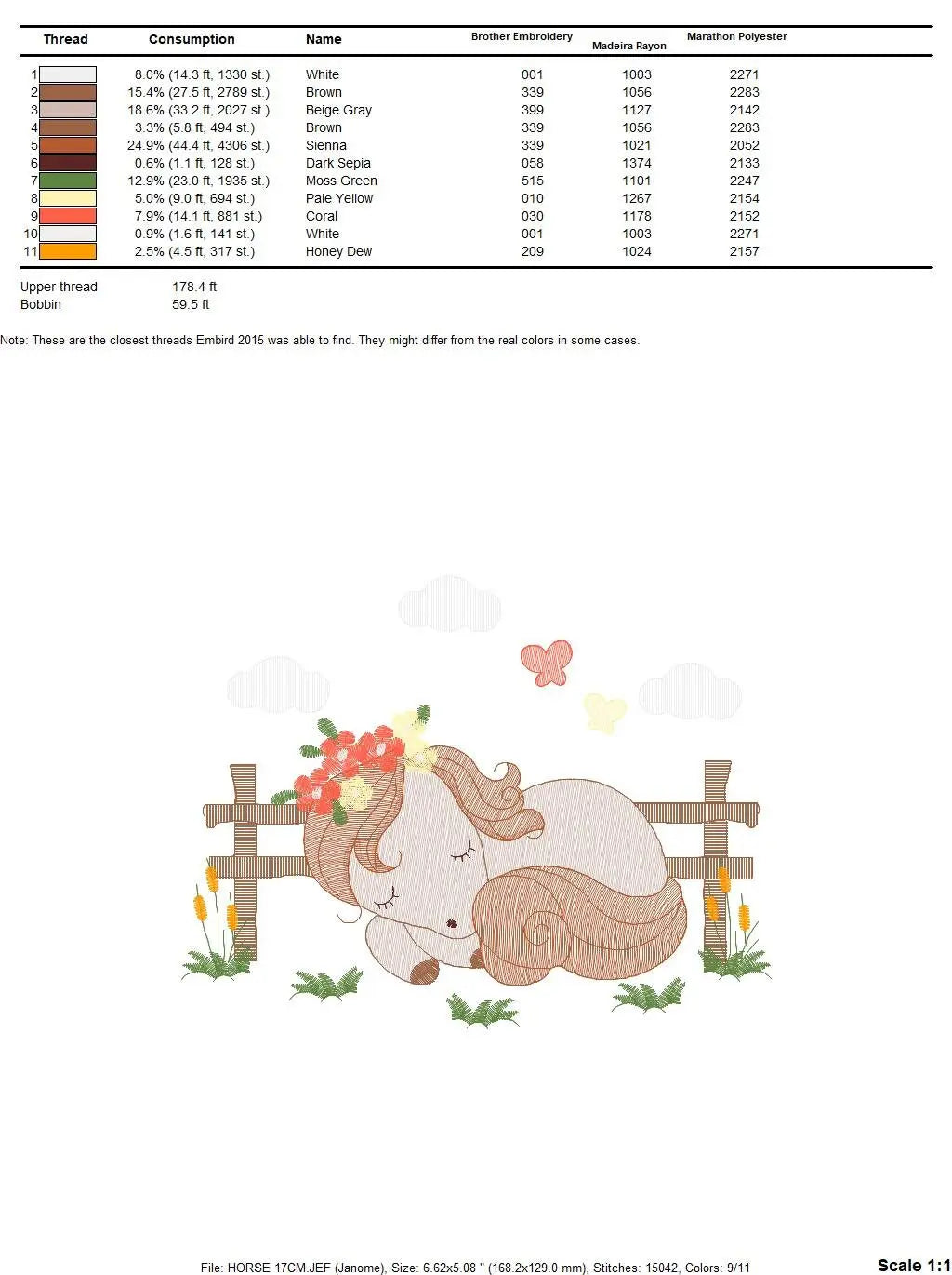 Delicate Sleeping horse embroidery design - Baby Girl embroidery designs machine embroidery pattern - Ranch Animals embroidery download Marcia Embroidery