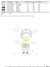 Carica l&#39;immagine nel visualizzatore di Gallery, Baby boy embroidery designs - Soccer embroidery design machine embroidery file - Boy with ball embroidery - Soccer player instant download
