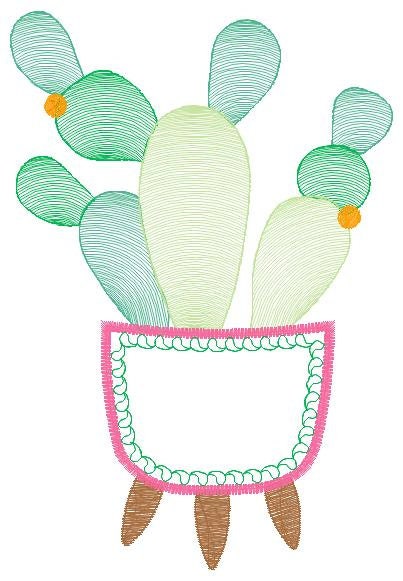 Cactus embroidery designs - Succulent embroidery design machine embroidery pattern - Mexican cactus design - plant embroidery file desert - Marcia Embroidery