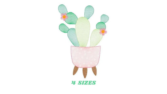 Cactus embroidery designs - Succulent embroidery design machine embroidery pattern - Mexican cactus design - plant embroidery file desert Marcia Embroidery