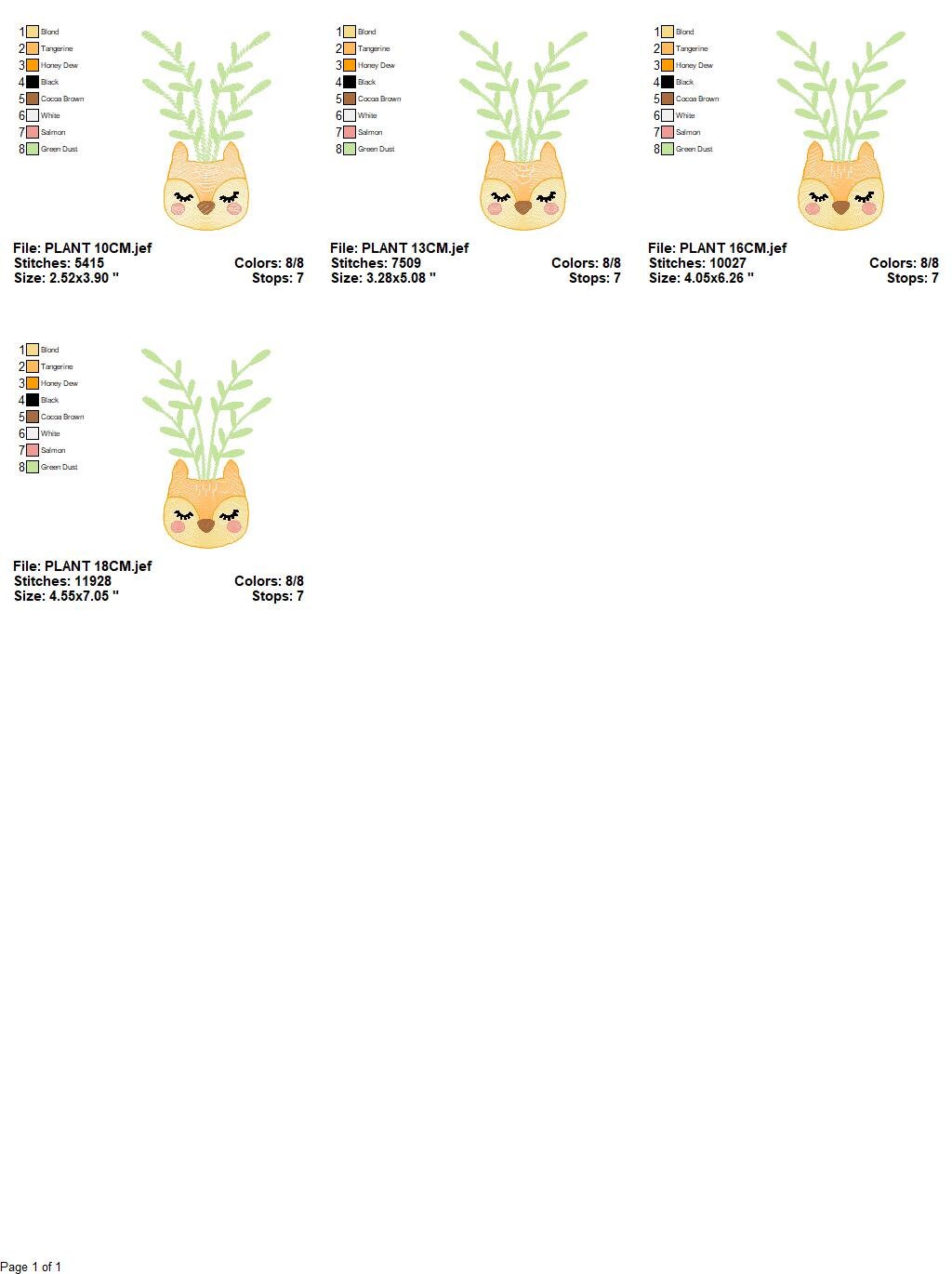 Plant vase embroidery designs - Flower embroidery design machine embroidery pattern - plant embroidery file flower pot floral vases spring