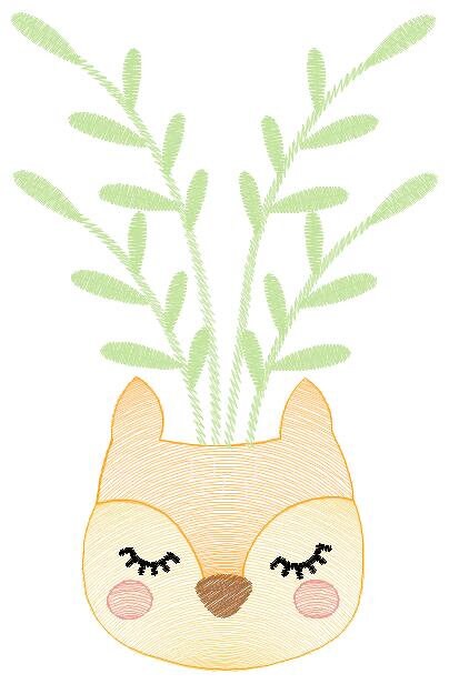 Plant vase embroidery designs - Flower embroidery design machine embroidery pattern - plant embroidery file flower pot floral vases spring