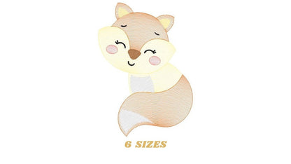 Red Fox embroidery designs - Woodland animals embroidery design machine embroidery pattern - baby girl embroidery file - instant download - Marcia Embroidery