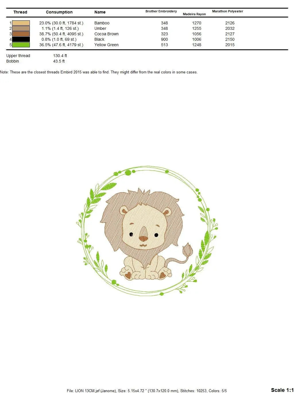 Lion embroidery designs - Safari embroidery design machine embroidery pattern - Baby boy embroidery file - Lion king embroidery download pes Marcia Embroidery