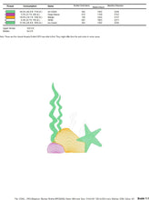 Load image into Gallery viewer, Coral embroidery designs - Seaweed embroidery design machine embroidery pattern - Ocean deep sea embroidery file - digital download starfish
