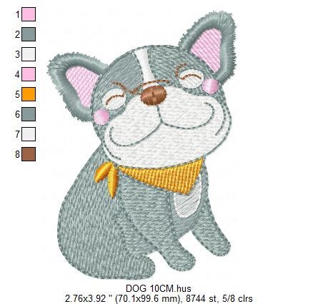 French bulldog embroidery designs - Dog embroidery design machine embroidery pattern - Puppy embroidery file - baby boy embroidery download Marcia Embroidery