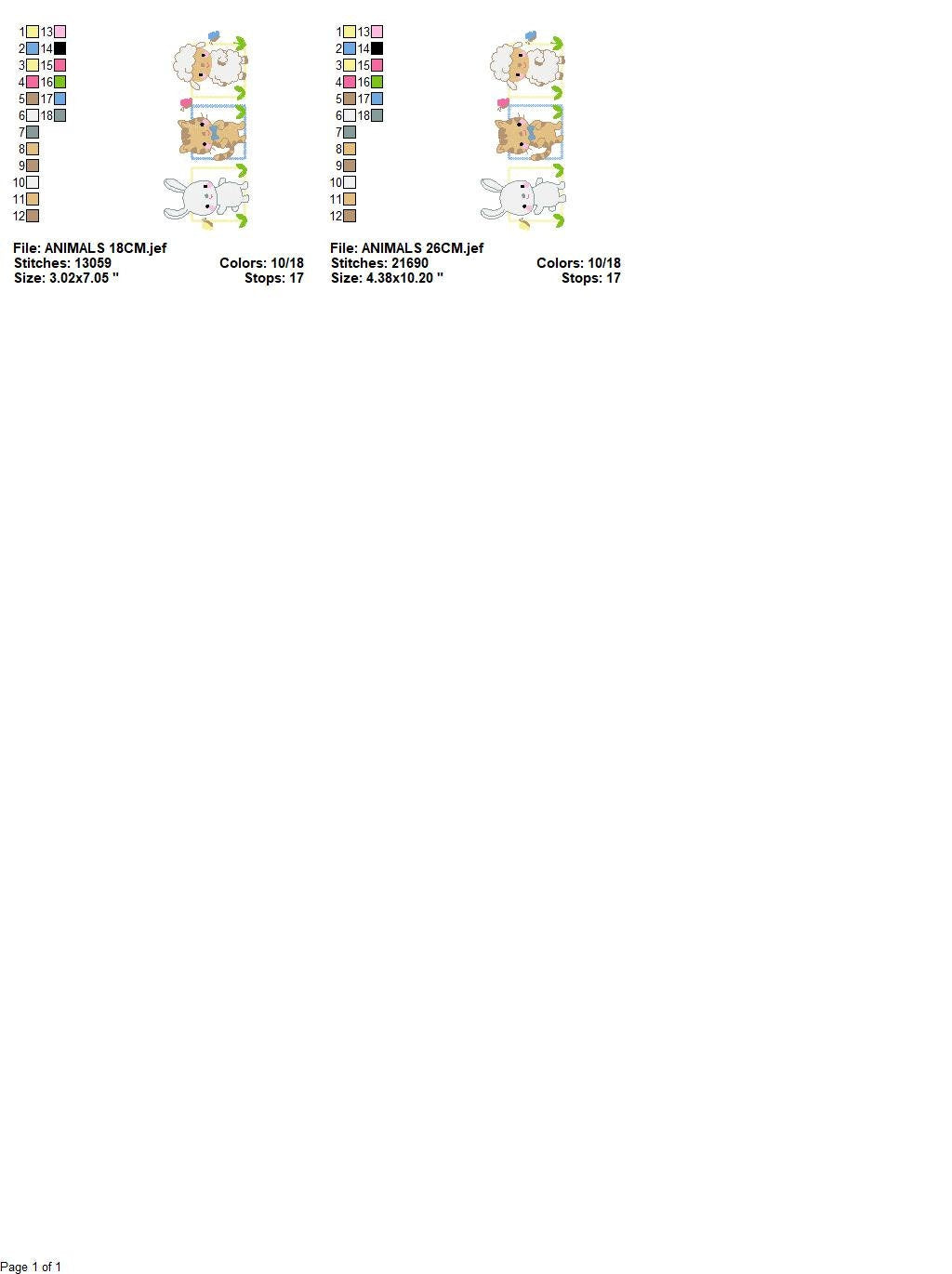 Cat embroidery design - Sheep machine embroidery pattern - Baby boy Rabbit Bunny file - Animal Friends Frame - Instant digital download pes