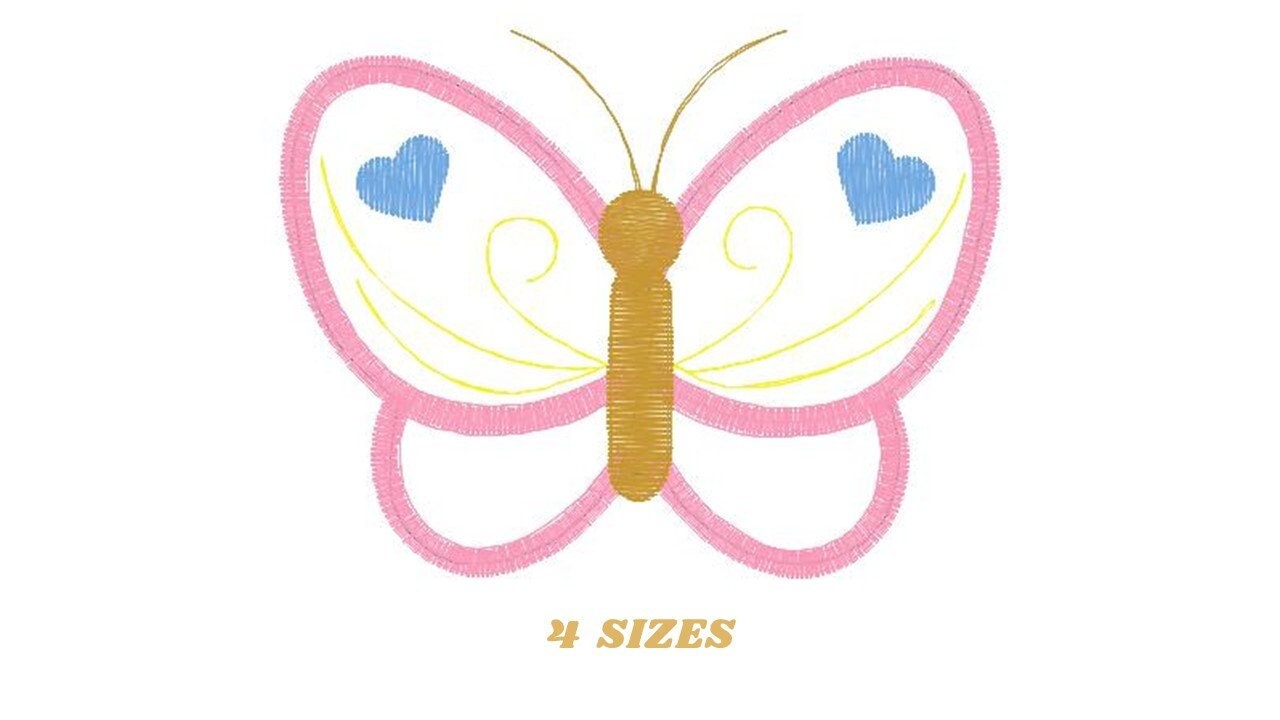 Embroidery Design Butterfly Machine Embroidery Applique -   Machine  embroidery applique, Machine embroidery designs, Machine embroidery