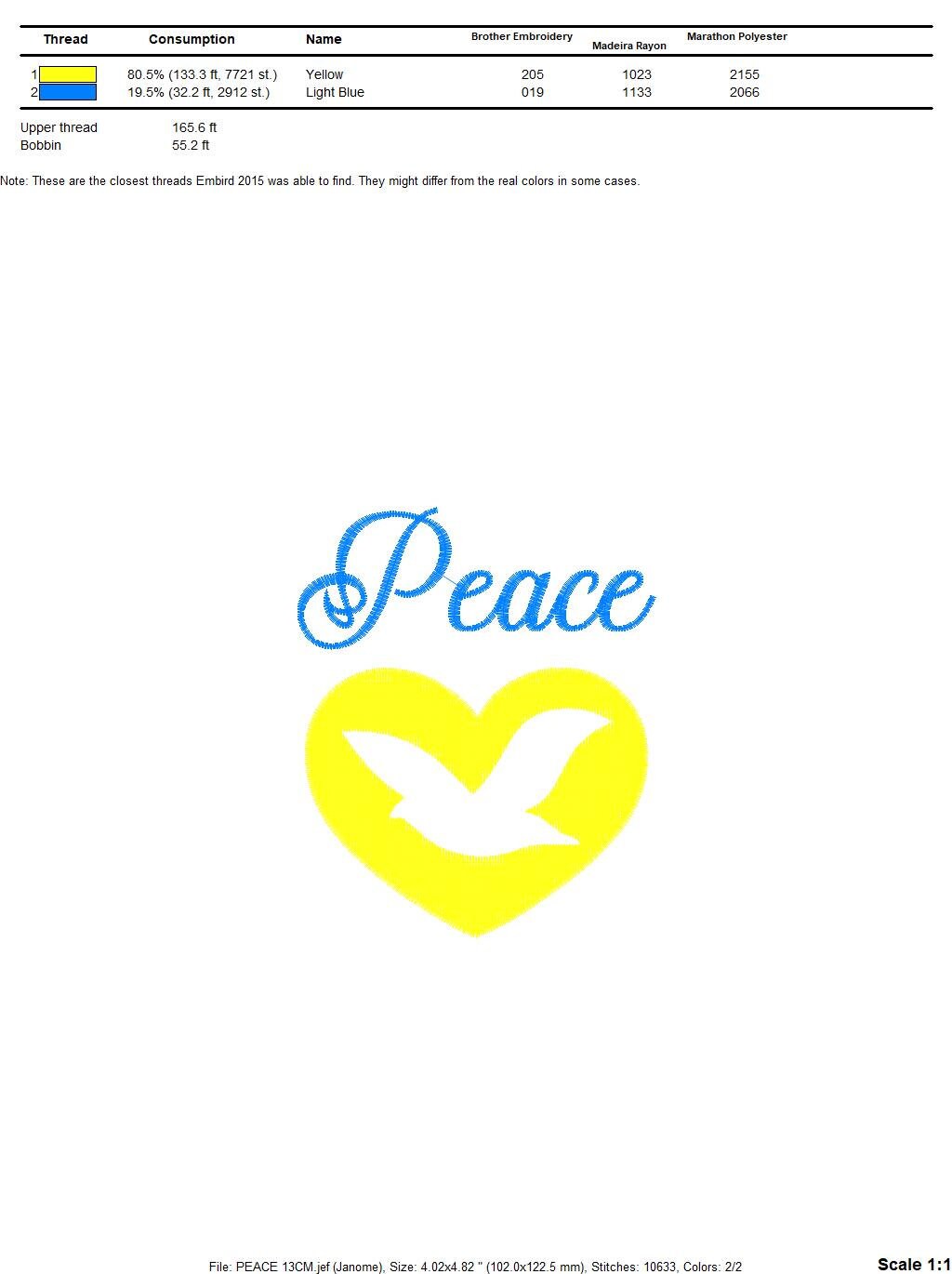 Peace embroidery design - Peace Dove embroidery designs machine embroidery pattern - No war embroidery download file - Ukraine FREE design