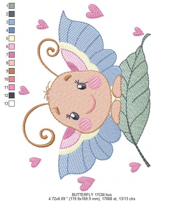 Butterfly embroidery design - Dragon Fly embroidery designs machine embroidery pattern - Baby girl embroidery file - instant download pes Marcia Embroidery