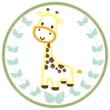 Load image into Gallery viewer, Giraffe embroidery designs - Safari embroidery design machine embroidery pattern - Animal embroidery file - Giraffe applique frame pes jef
