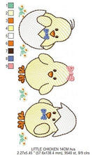 Carica l&#39;immagine nel visualizzatore di Gallery, Baby Chick embroidery designs - Chicken embroidery design machine embroidery pattern - baby boy embroidery file - instant digital download
