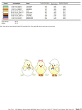 Carica l&#39;immagine nel visualizzatore di Gallery, Baby Chick embroidery designs - Chicken embroidery design machine embroidery pattern - baby boy embroidery file - instant digital download
