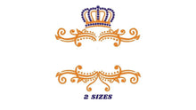 Load image into Gallery viewer, Crown embroidery designs - Laurel embroidery design machine embroidery pattern - Monogram embroidery file - crown desig instant download pes
