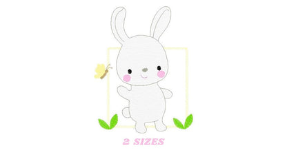 Bunny embroidery design - Rabbit embroidery designs machine embroidery pattern - Baby boy embroidery file - Animal quilt - instant download - Marcia Embroidery